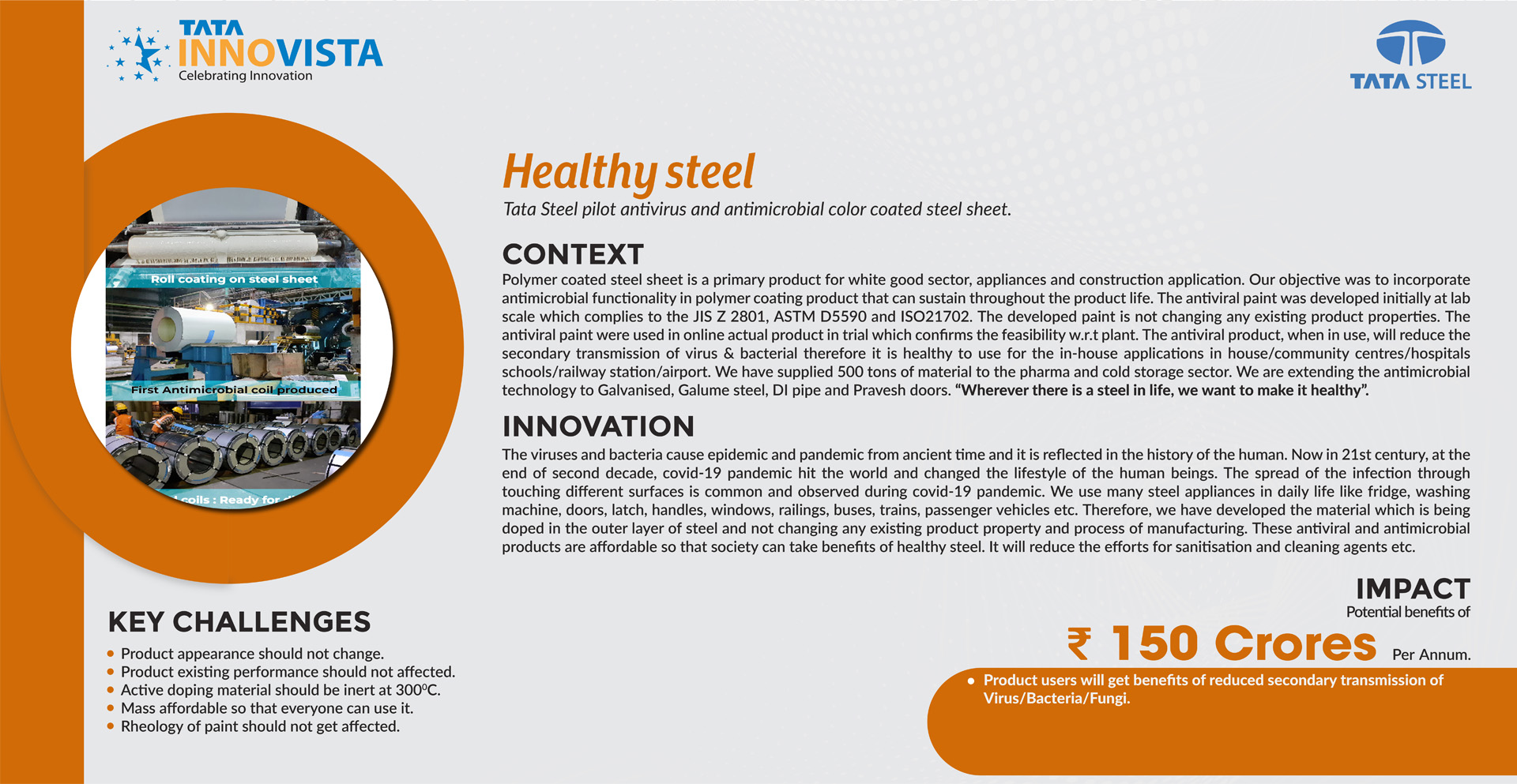TATA STEEL - Healthy steel